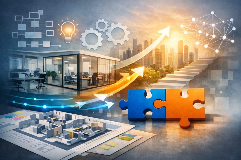 تصميم مكتب إدارة التغيير من الصفر النماذج والهياكل التي تصنع الفارق