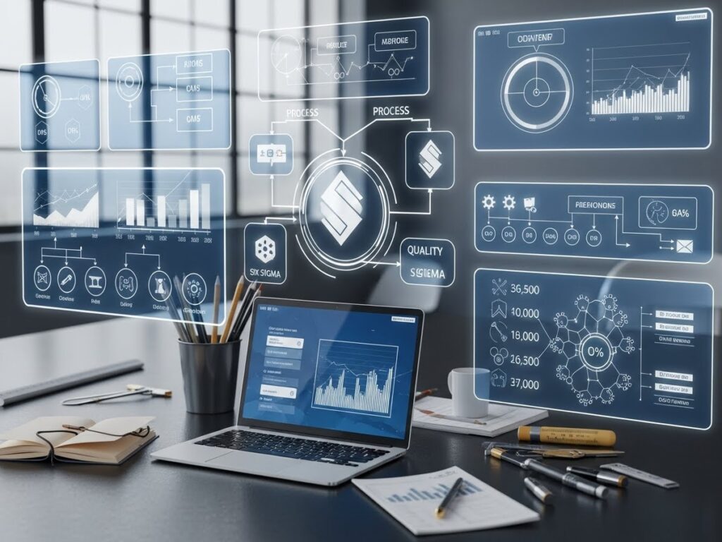 رحلة Six Sigma في بيئة العمل مراحل التطبيق من تشخيص المشكلات إلى إرساء ثقافة الجودة